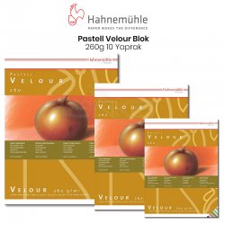 Hahnemühle - Hahnemühle Pastell Velour Blok 10 Yaprak 260 g