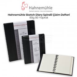 Hahnemühle - Hahnemühle Sketch Diary Spiralli Çizim Defteri 80g 80 Yaprak