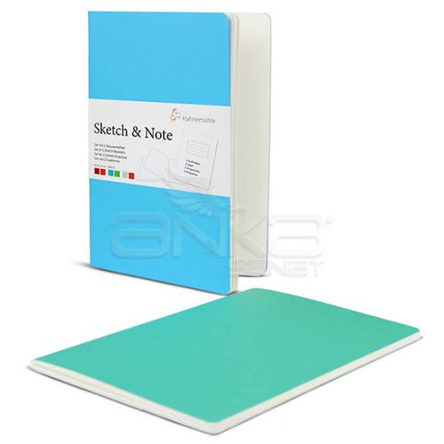Hahnemühle Sketch Note İkili Eskiz Defter Seti 40 Yaprak A5 Mavi-Yeşil