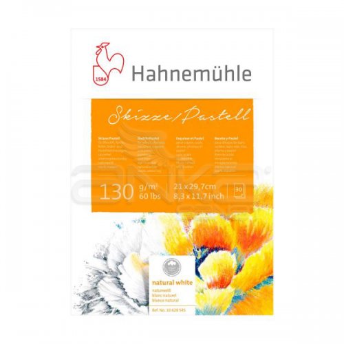 Hahnemühle Skizze Pastell Boya Bloğu Natural White A4 130g