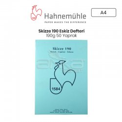 Hahnemühle - Hahnemühle Skizze 190 Eskiz Defteri A4 190g 50 Yaprak