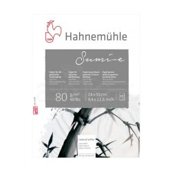 Hahnemühle - Hahnemühle Sumi-e Çizim Eskiz Blok 80g 20 Yaprak 24x32cm