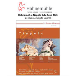 Hahnemühle - Hahnemühle Tiepolo Sulu Boya Blok 24x32cm 450g 10 Yaprak