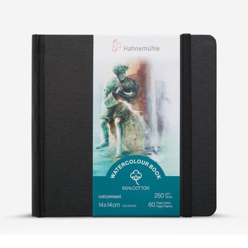Hahnemühler Deckle Edge Sulu Boya Defteri Cold Press 250g 30 Yaprak 14X14cm