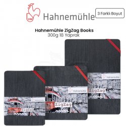 Hahnemühle - Hahnemühle ZigZag Sulu Boya Blok 300g 18 Yaprak