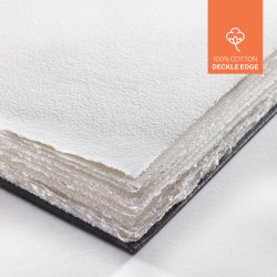 Hahnemühle - Hahnemühler Deckle Edge Sulu Boya Defteri Cold Press 250g 30 Yaprak 15,3x20,5cm (1)