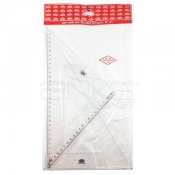 Hatas - Hatas Teknik Okul Öğrenci Gönye Seti 32cm/60-45