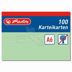 Herlitz - Herlitz Karteikarten Index Cards A6 100lü