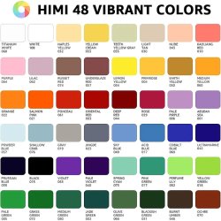 HIMI Twin Cup Gouache Set Guaj Boya Seti 48 Renk x 12g + 3 Fırça (Green Case) - Thumbnail