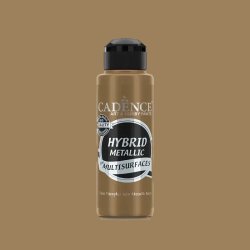 Cadence - Cadence Hybrid Acrylic For Multisurfaces Tüm Yüzeyler İçin Akrilik Boya 120ml HM813 KOYU ALTIN