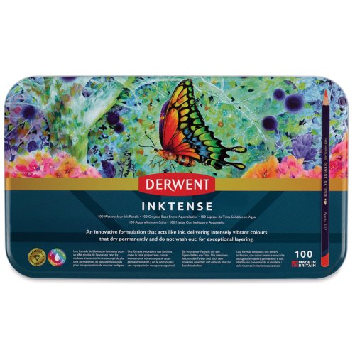 Derwent Inktense 100lü Sulu Boya Kalem Seti