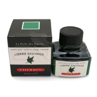 J.Herbin Dolma Kalem Mürekkebi Cam Şişe 30ml-Green - Green