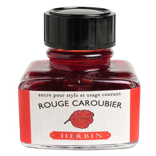 J.Herbin Dolma Kalem Mürekkebi Cam Şişe 30ml-Ruby Red