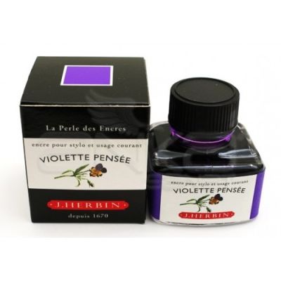 J.Herbin Dolma Kalem Mürekkebi Cam Şişe 30ml-Violet - Violet