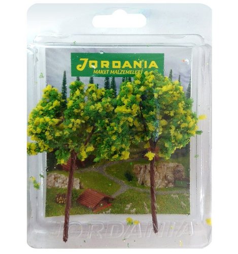 Jordania Ağaç Maketi Metal 9cm 1/100 2li Y9048