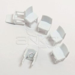 Jordania Sandalye Maketi Beyaz 1/50 6lı E3050 - Thumbnail