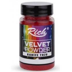 Rich - Rich Velvet Powder Kadife Tozu 90cc Kırmızı