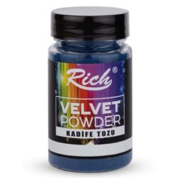 Rich - Rich Velvet Powder Kadife Tozu 90cc Mavi