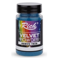 Rich - Rich Velvet Powder Kadife Tozu 90cc Turkuaz