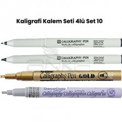Anka Art - Anka Art Kaligrafi Kalem Seti 4lü Set 10