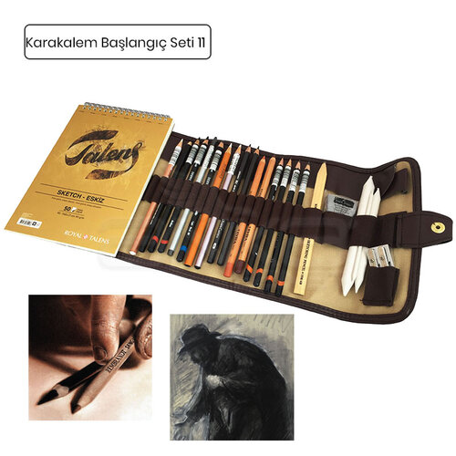 Anka Art Karakalem Başlangıç Seti 11