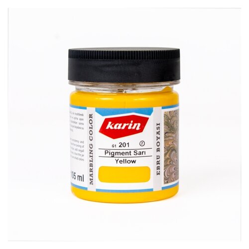 Karin Ebru Boyası Ezilmiş 201 Pigment Sarı 105cc - 201 Pigment Sarı