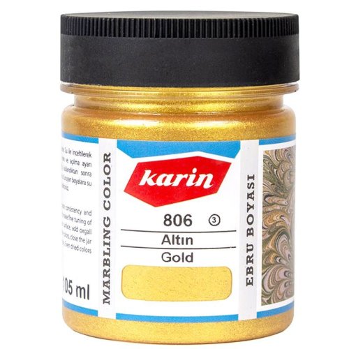 Karin Ebru Boyası Ezilmiş 806 Altın 105cc - 806 Altın