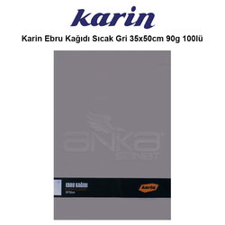 Karin - Karin Ebru Kağıdı Sıcak Gri 35x50cm 90g 100lü