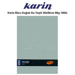Karin - Karin Ebru Kağıdı Su Yeşili 35x50cm 90g 100lü