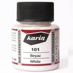 Karin - Karin Hat Mürekkebi 101 Beyaz 45ml