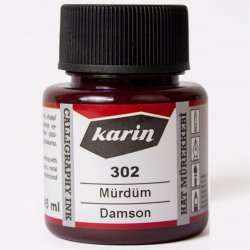 Karin - Karin Hat Mürekkebi 302 Mürdüm 45ml