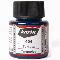 Karin - Karin Hat Mürekkebi 404 Turkuaz 45ml