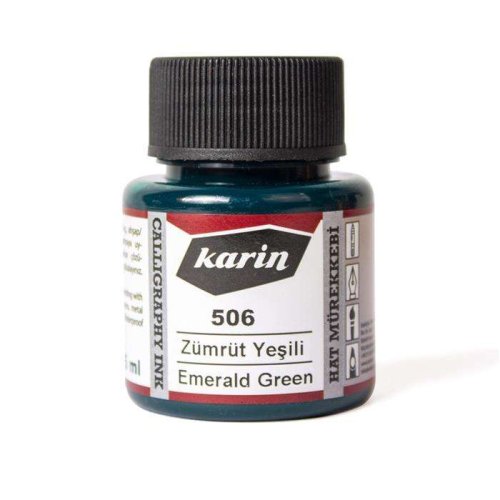 Karin Hat Mürekkebi 45ml Kod:501 Yeşil