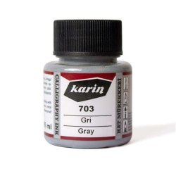 Karin - Karin Hat Mürekkebi 45ml Kod:710 Gri