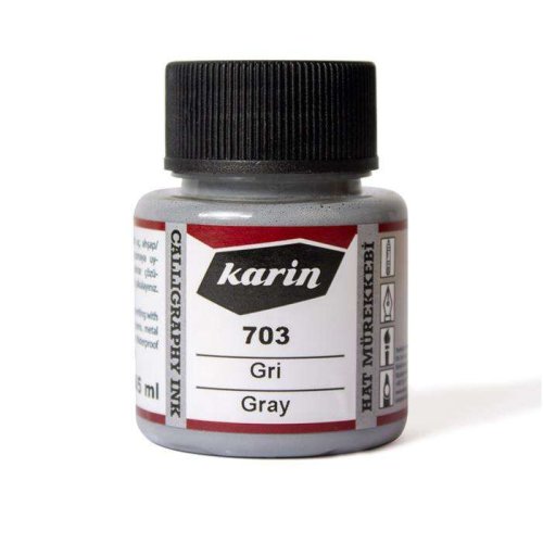 Karin Hat Mürekkebi 45ml Kod:710 Gri