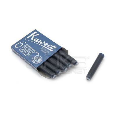 Kaweco Mürekkep Kartuşu 6lı Paket Mavi Siyah - Mavi Siyah