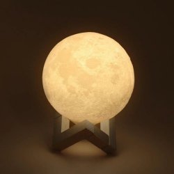 Lutart - Kembs 3D Moon USB Bağlantılı Renkli Ay (1)