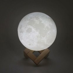 Lutart - Kembs 3D Moon USB Bağlantılı Renkli Ay