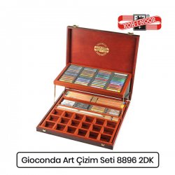 Koh-i-Noor - Koh-i-Noor Gioconda Artist Set Ahşap Kutu Çizim Seti 8896 2DK