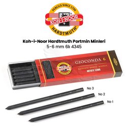 Koh-i-Noor Hardtmuth Portmin Min 5-6 mm 6lı 4345 - Thumbnail