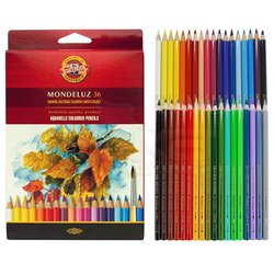 Koh-i-Noor Mondeluz Aquarell Sulu Boya Kalem Seti 36lı Set - Thumbnail