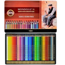 Koh-i-Noor Mondeluz Aquarell Sulu Boya Kalem Seti 36lı 3725 - Thumbnail