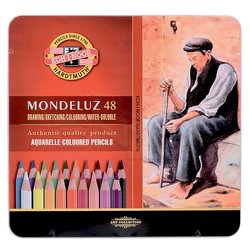 Koh-i-Noor - Koh-i-Noor Mondeluz Aquarell Sulu Boya Kalem Seti 48li 3726