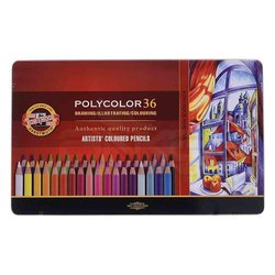 Koh-i-Noor - Koh-i-Noor Polycolor Kuru Boya Kalemi 36lı Set (1)