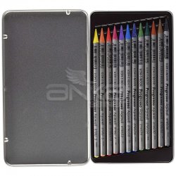 Koh-i-Noor - Koh-i-Noor Progresso Aquarell Woodless Coloured Pencil Set 12li (1)
