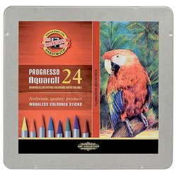 Koh-i-Noor - Koh-i-Noor Progresso Aquarell Woodless Coloured Pencil Set 24lü