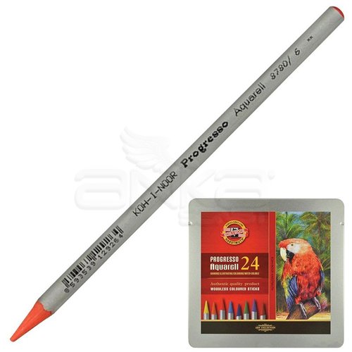 Koh-i-Noor Progresso Aquarell Woodless Coloured Pencil Set 24lü