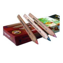 Koh-i Noor - Koh-i Noor Jumbo Triangular Kuru Boya Kalem Seti 12li (1)