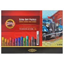 Koh-i-Noor - Koh-i-Noor Toison Dor Extra Soft Pastel 36lı (8555)