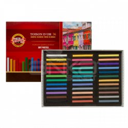 Koh-i-Noor - Koh-i-Noor Toison Dor Soft Pastel Köşeli 36lı (8585)